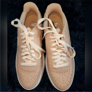 Womens nike court vision light pink sneakers size 9